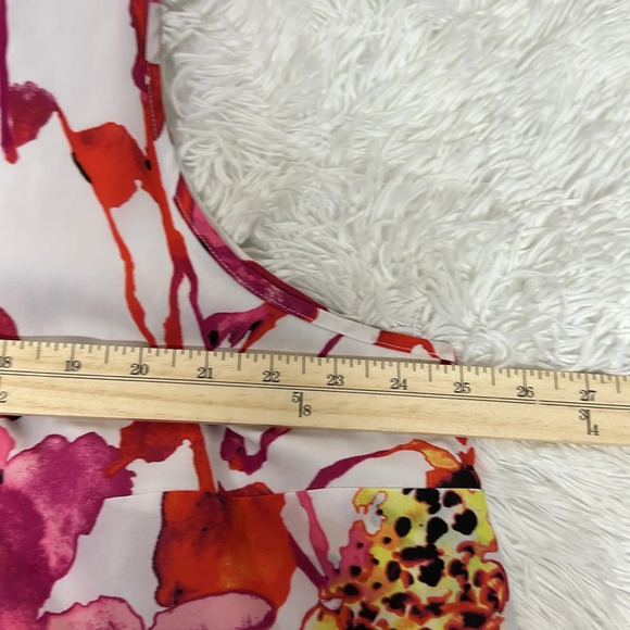 Worthington layered Sleeveless Floral Blouse Sz2X - Picture 5 of 8